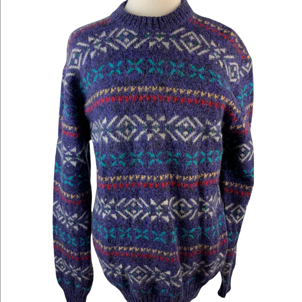 Kenneth Steven’s Vintage  100% virgin wool sweater.  Made in Italy